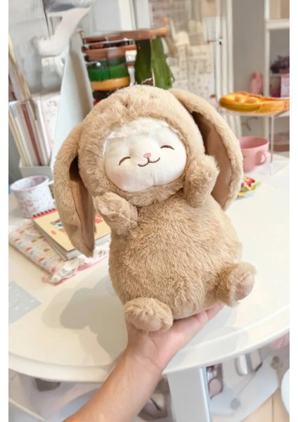Kostümlü Kuzu Peluş Oyuncak (25CM) - Tavşan