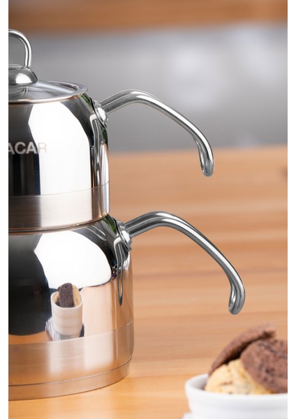 311 Armin Orta Boy Çelik Çaydanlık Takımı - Inox fiyatları