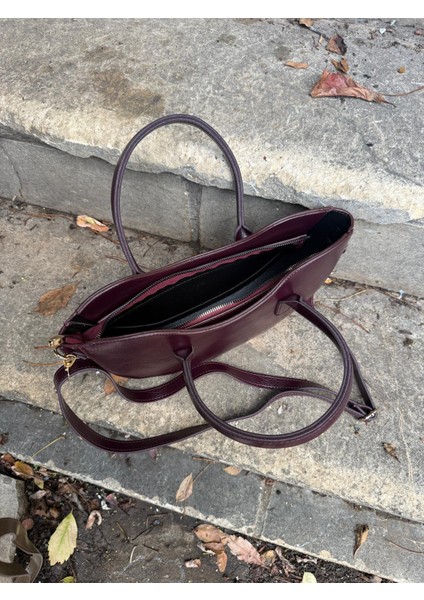 Lara Sabit Kulplu Bordo Çanta fiyatları