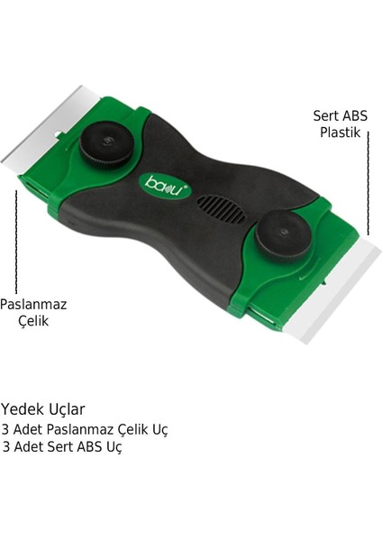 BA-7384 LCD Ekran Tutkal Silikon Temizleme Spatulası fırsatları