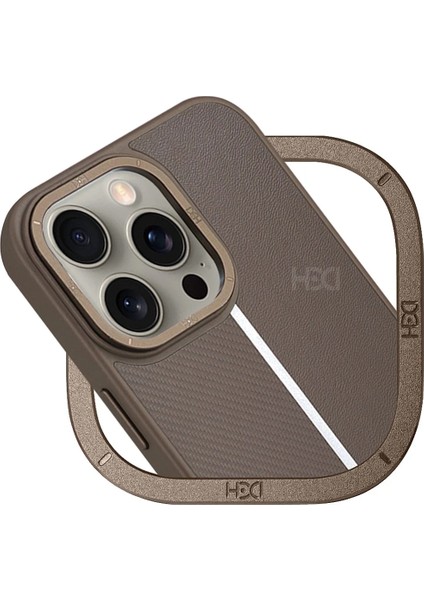 iPhone 15 Pro Kılıf HBC-155 Lizbon Kapak - Gri modelleri