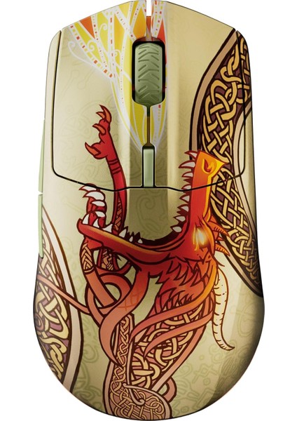 Cs2 Dragon Lore Counter-Strike Wireless Gaming Mouse - 2.4ghz & Bluetooth — 18.000 Dpi T fırsatları