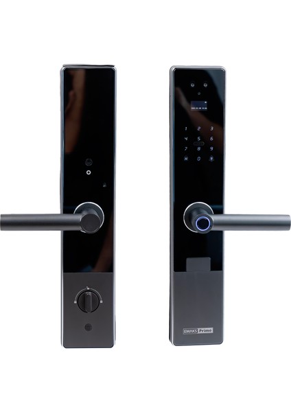 EmaksPrime Akıllı Kilit Retina20 - İç Kilit Dahi, Kamera, Serbest Geçiş Mod, Parmaz İzi, Şifre, Kart modelleri