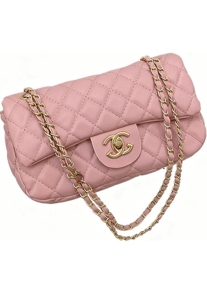 Basit ve Şık Chanel Tarzı Omuz Çantası (Yurt Dışından)