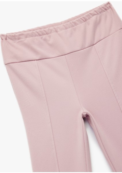 Beli Lastikli Basic Ispanyol Paça Pantolon modelleri