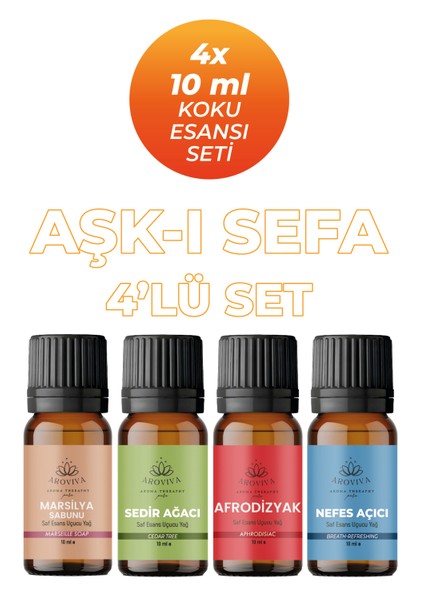 Aşk-I Sefa Oda Kokusu 4'lü Set