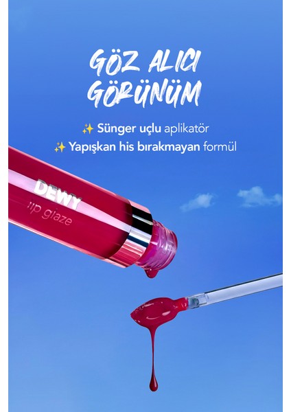 Dewy Lip Glaze Nemlendirici Etkili Yarı Transparan Dudak Parlatıcısı (005 Bronze Statue) 8682536068093 modelleri