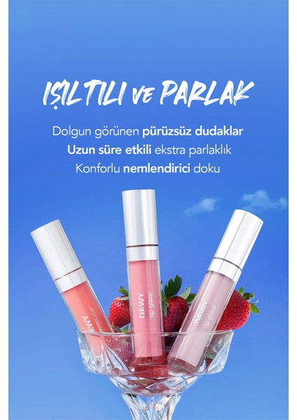 Dewy Lip Glaze Nemlendirici Etkili Yarı Transparan Dudak Parlatıcısı (005 Bronze Statue) 8682536068093 fırsatları
