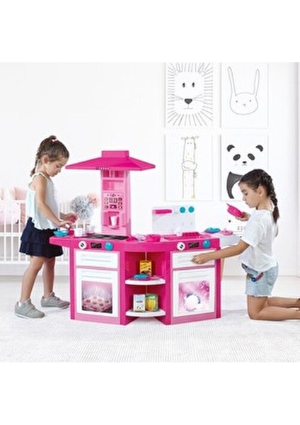 Unicorn Mutfak Seti 2'li Pembe Renkli 41 Parça 2-7 Yaş Arası Çocuklar İçin modelleri