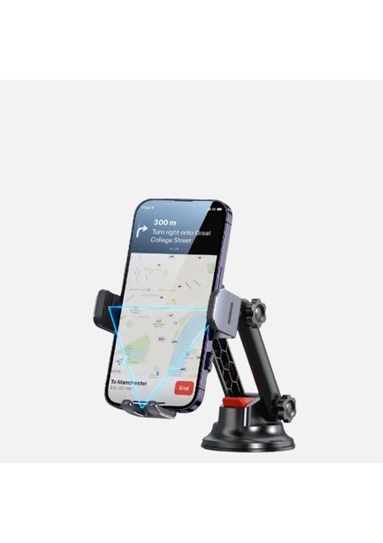 Premium W751 Premium Kablosuz 15W Hızlı Araç Şarjlı Telefon Tutacağı