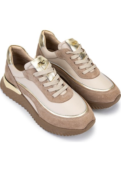 Kadın Hakiki Deri Bej Sneakers & Spor Ayakkabı 1164 25804D Bn Ayk SK25-26 Bj St/dore/bj Dr fiyatları