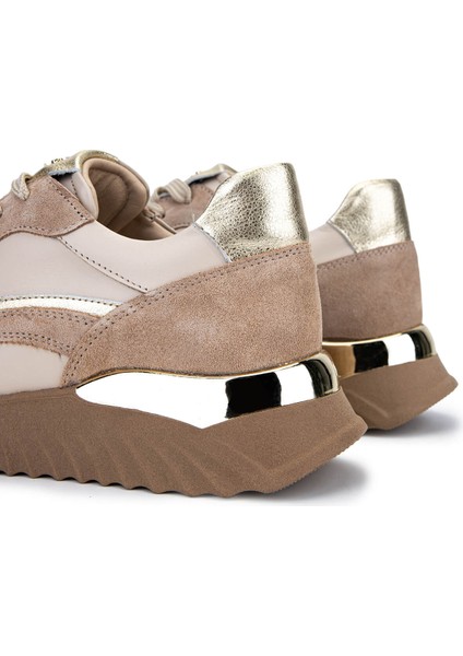 Kadın Hakiki Deri Bej Sneakers & Spor Ayakkabı 1164 25804D Bn Ayk SK25-26 Bj St/dore/bj Dr indirimleri