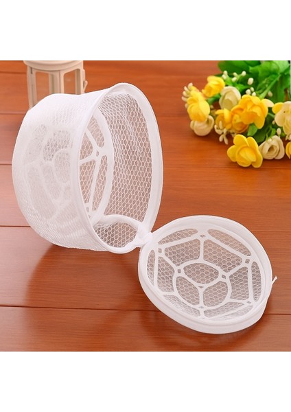 Sütyen Yıkama Filesi Tam Korumalı Fermuarlı Hassas Çamaşır Yıkama Aparatı