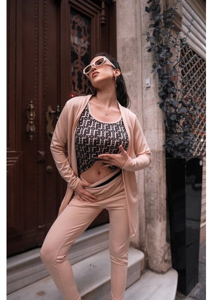 Mdb Kadın Uzun Kollu Krep Üçlü Takım indirimleri