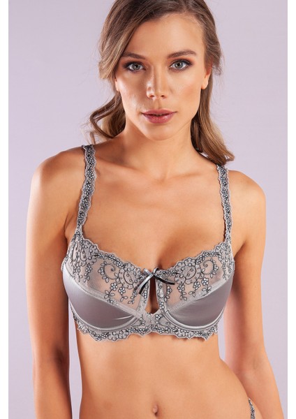 Golshan Giselle Half Padded Bra, Gri Toparlayıcı Konforlu ve Şık Sütyen fiyatları