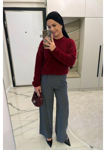 Kadın Gri Palazzo Pantolon fiyatları