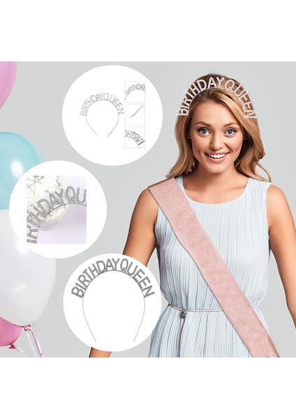 Birthday Queen Yazılı Kraliçe Taç fiyatları