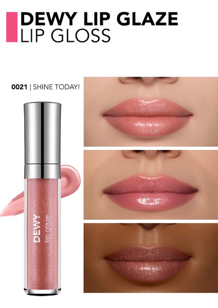 Dewy Lip Glaze Nemlendirici Etkili Yarı Transparan Dudak Parlatıcısı (021 Shine Today) 8682536069380 fiyatları