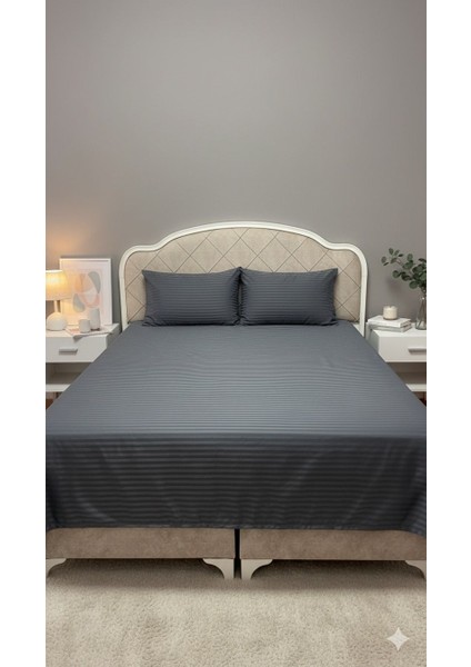 Miruza %100 Saten Pamuk Lastikli Çarşaf Seti