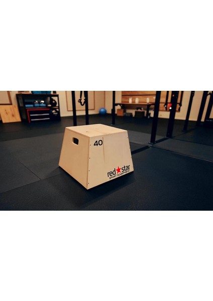 Plyometrik Ahşap Sehpa 40 cm