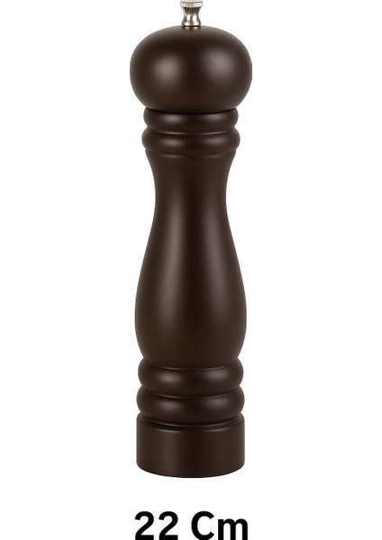 Viyana 22 cm Ahşap Karabiber Değirmeni – Paslanmaz Çelik Öğütme Mekanizmalı