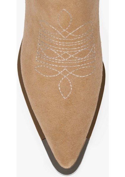 Kadın Stormi Camel Süet Kovboy Bot fırsatları