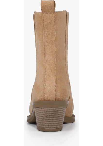 Kadın Stormi Camel Süet Kovboy Bot indirimleri