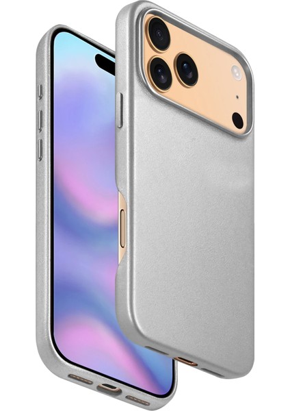 Apple iPhone 17 Pro Max HBC-242 Dividing Magsafe Kapak - Gri