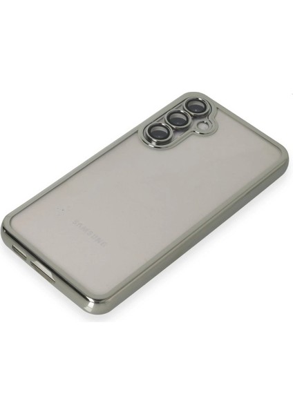 Samsung Galaxy S23 Fe Kılıf Lensli Silikon - Gümüş - A5267-5924 fırsatları