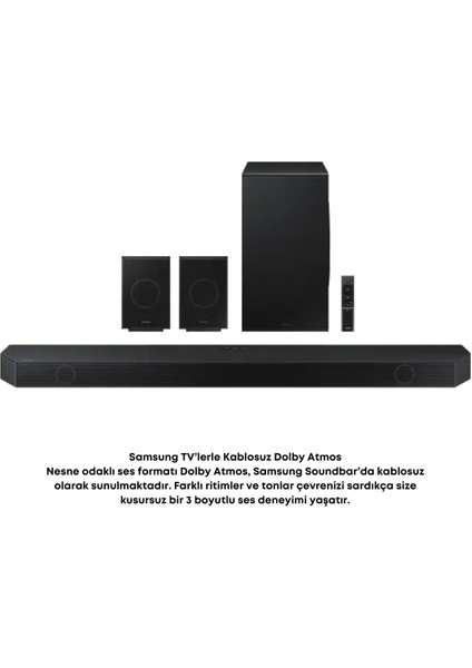 11.1.4 Kanal 656 W Soundbar, Güçlü Premium Bluetooth, Optik ve Hdmı Bağlantı Özellikli KUMANDALI-HW-Q990D fiyatları