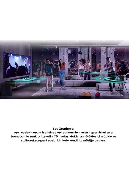 11.1.4 Kanal 656 W Soundbar, Güçlü Premium Bluetooth, Optik ve Hdmı Bağlantı Özellikli KUMANDALI-HW-Q990D