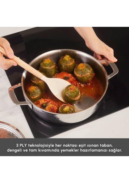 Power Steel 316+ 3ply Voyager Indüksiyon Tabanlı 8 Parça Çelik Tencere Seti modelleri