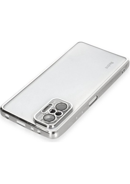 Xiaomi Redmi Note 10 Pro Kılıf Lensli Silikon - Gümüş - A9700-4374 fırsatları