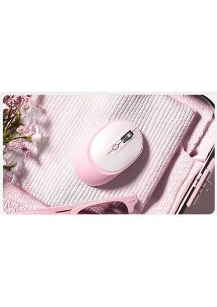 M231 Kablosuz Bluetooth & Wireless Dual Mode Sessiz Mouse Pembe-Beyaz fırsatları