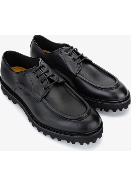 Erkek Hakiki Deri Siyah Casual Ayakkabı 1158 1972 Erk Ayk SK25-26 Nero fiyatları