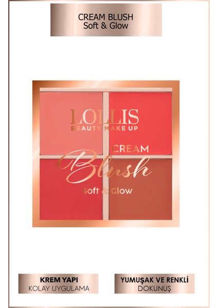 Cream Blush Soft & Glow / Krem Allık Yumuşak ve Işıltılı fiyatları