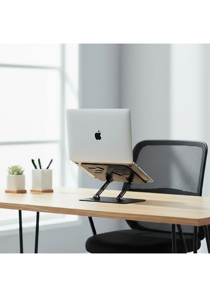 Flexer Ayarlanabilir Ergonomik Laptop Standı - Tablet Standı - Metal - Siyah - FLX2320BL modelleri