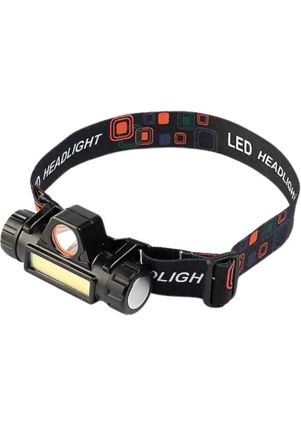 Kafa Lambası Çalışma Işığı Kafa Feneri Şarjlı Mıknatıslı Fenerli