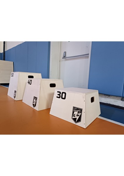 Plyometrik Ahşap Sehpa 3'lü Set indirimleri