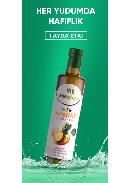 Mefit Ananaslı Detoks Sirke - %100 Doğal Fermente - Ananas Detox Sirkesi - Ödem Atan Yağ Yakımı Destekleyici - DiyetZayıflamaya Yardımcı Şişkinlik Önleme fırsatları