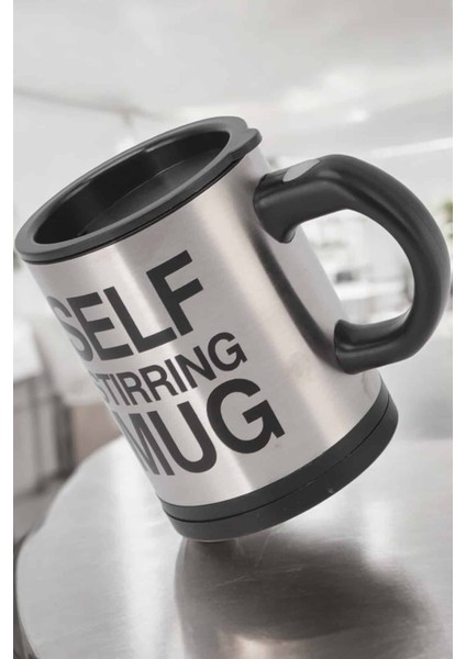 Mikser Kupa Yazılı Mug Bardak Karıştırma Özelliği