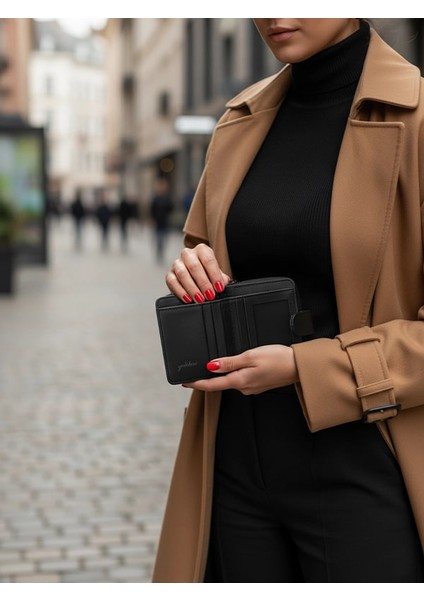 Deri Fermuarlı Küçük Kadın Cüzdanı fiyatları