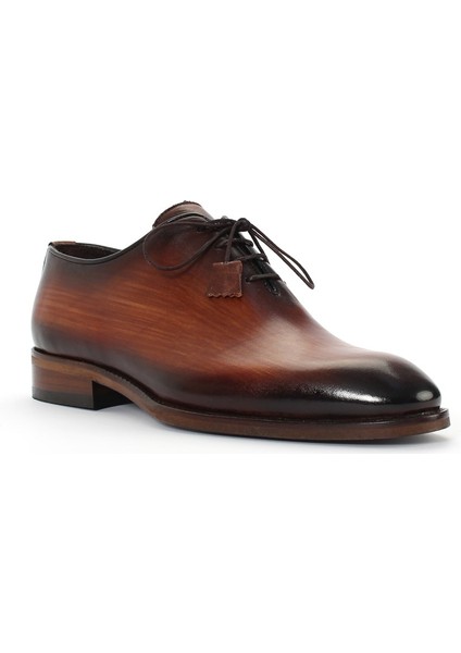 Erkek Taba Bağcıklı Deri Klasik Ayakkabı fiyatları