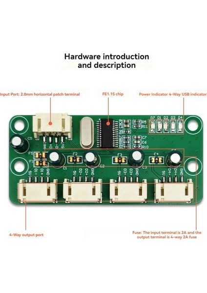 Usb2.0 Hub Ph2.0 Arayüz Sürümü 1 Ila 4 Portlu USB Hub Modülü Sürücüsüz USB Ayırıcı 1 Ila 4 Usb2.0 Hub (Yurt Dışından) fiyatları