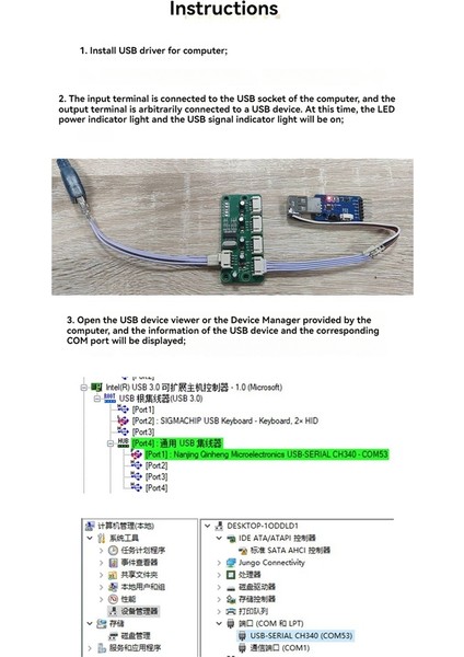 Usb2.0 Hub Ph2.0 Arayüz Sürümü 1 Ila 4 Portlu USB Hub Modülü Sürücüsüz USB Ayırıcı 1 Ila 4 Usb2.0 Hub (Yurt Dışından) modelleri