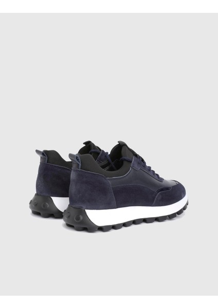 Aaron Hakiki Süet Deri Lacivert Erkek Spor Ayakkabı fırsatları