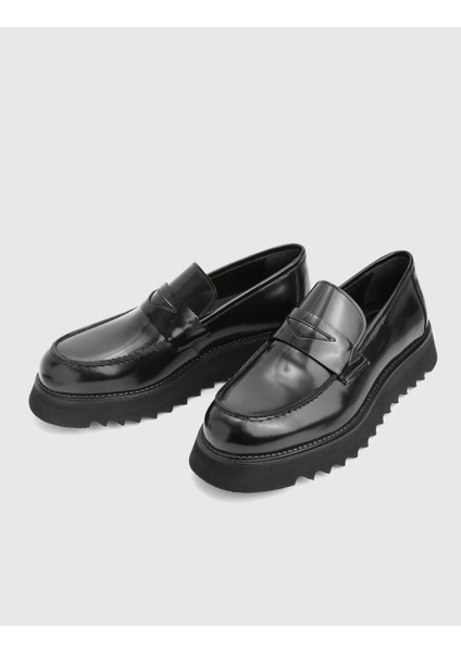 Edan Hakiki Açma Deri Siyah Erkek Loafer Ayakkabı fiyatları