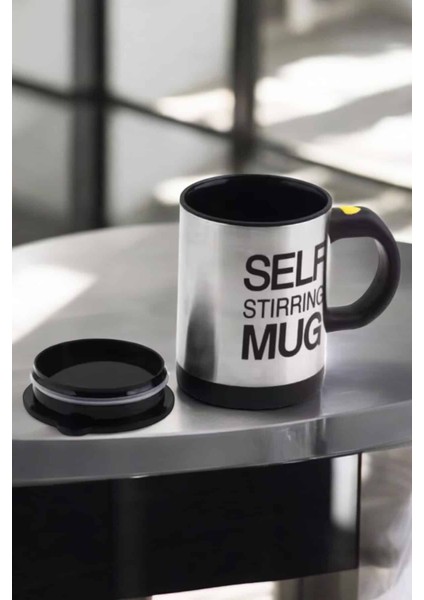 Yazılı Kupa Kendi Kendini Karıştıran Mikser Kupa Termos Bardak