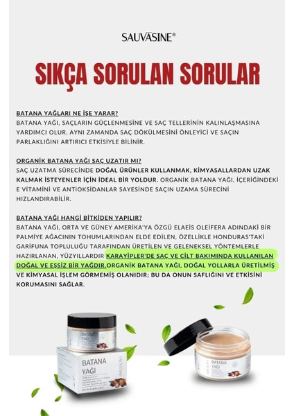 Batana Oil (Batana Yağı) Saf Saç Bakım Yağı 120 g | %100 Organik & Ham ve Katkısız