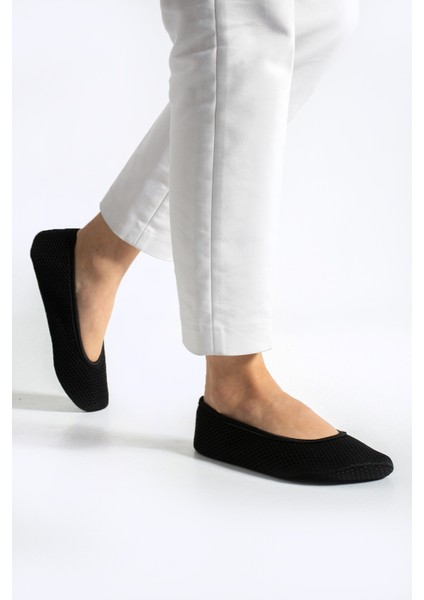 Hac Umre Tavaf Patiği Fileli Siyah Esnek Kumaş Patik Ev Ayakkabısı modelleri